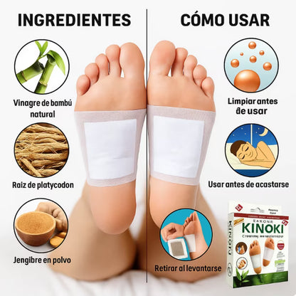 Pack 50 Parches Kinoki Detox