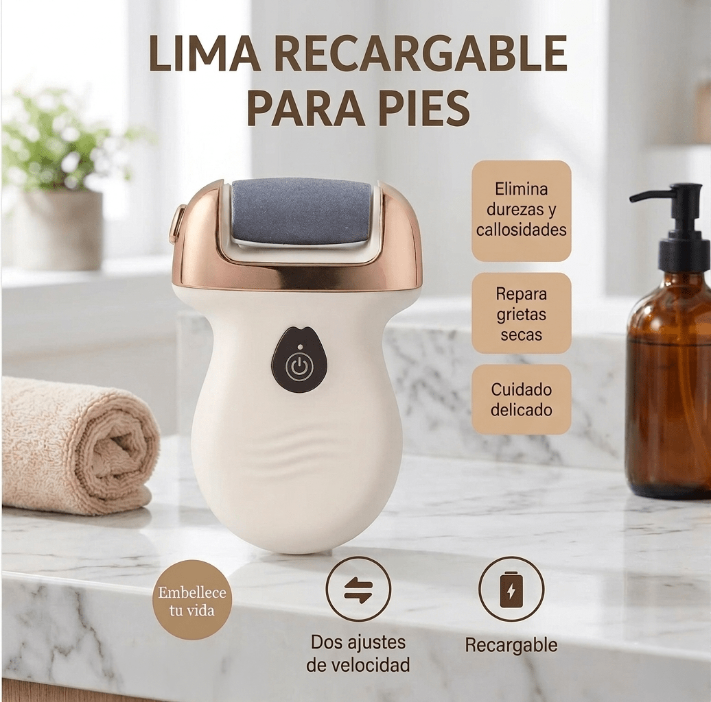 LIMA RECARGABLE PARA PIES