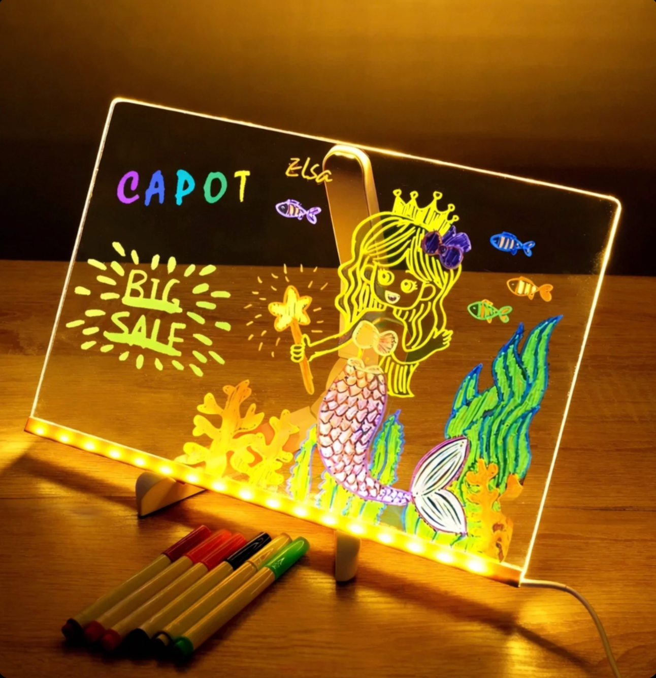 Pizarra Creativa Con luz LumiBoard