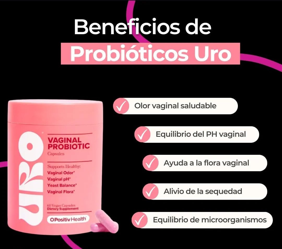 Suplemento Probiótico cuidado íntimo 60 cápsulas